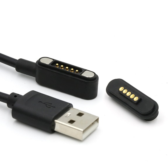 smart glasses using magnetic charging cable