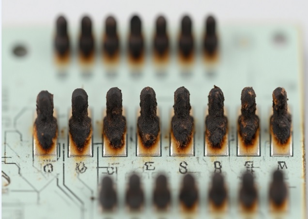 Pogo pin burn out